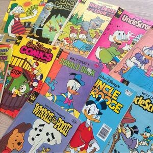 Vintage Walt Disney Comic Book Lot / Bundle